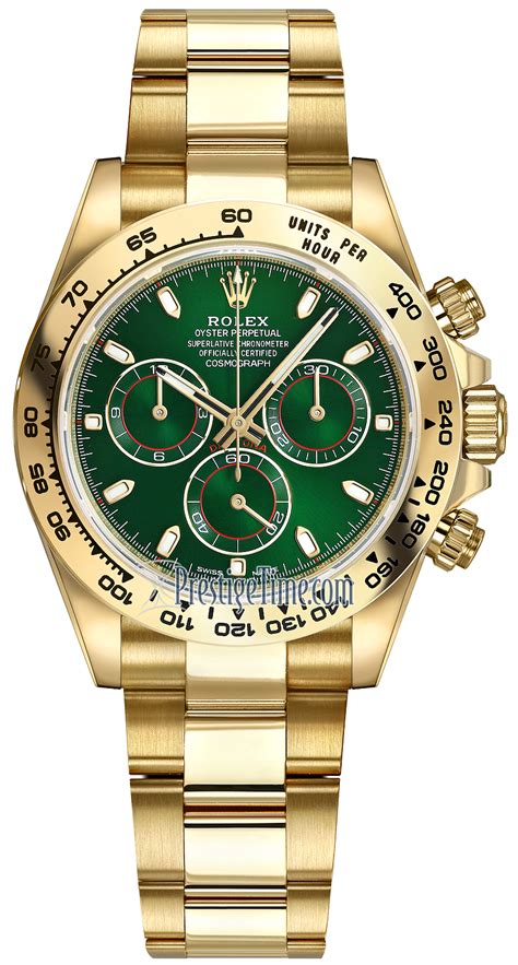 daytona green prezzo|Rolex Cosmograph Daytona 116508 Green Dial 18k Yellow.